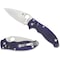 Spyderco 2024 Spyderco Manix 2 G-10 Dark Blue Cpm S110V Plain SPY-C101GPDBL2 - alternate 1